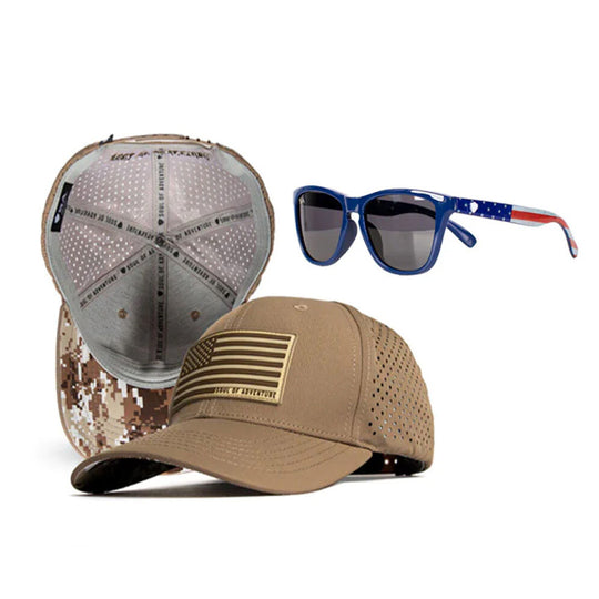 PERFORMANCE SNAPBACK + SUNGLASSES