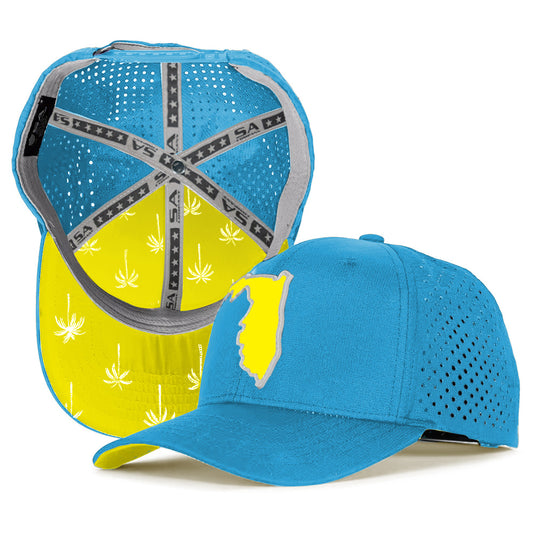 Special Edition Performance Snapback | Florida Palm Tree | Aqua