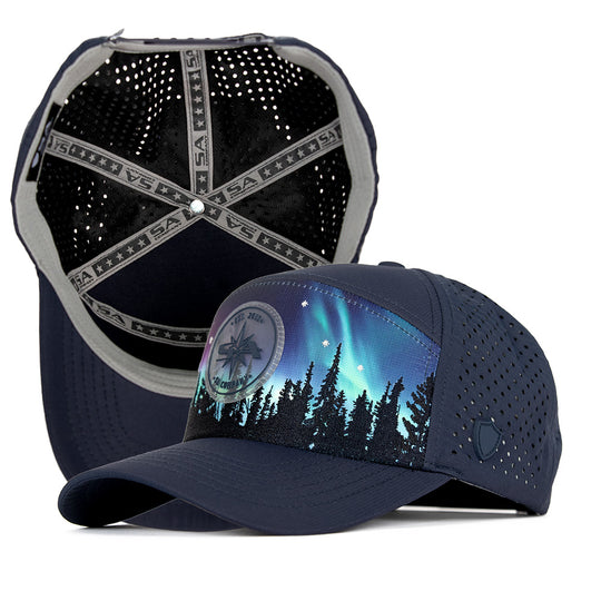 Special Edition Performance Snapback | Northern Lights | Navy