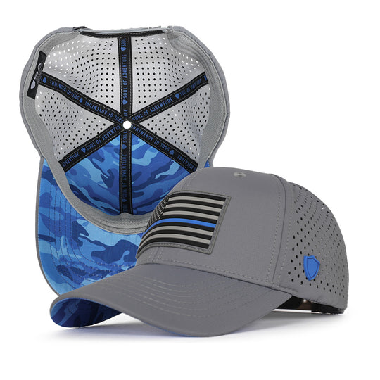 Special Edition Performance Snapback | Blue Line | Grey