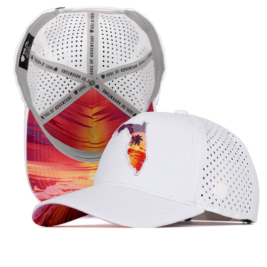 Performance Snapback | Sunshine View | White