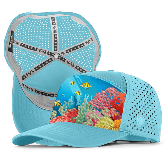 Performance Snapback | Reef Glow | Aqua
