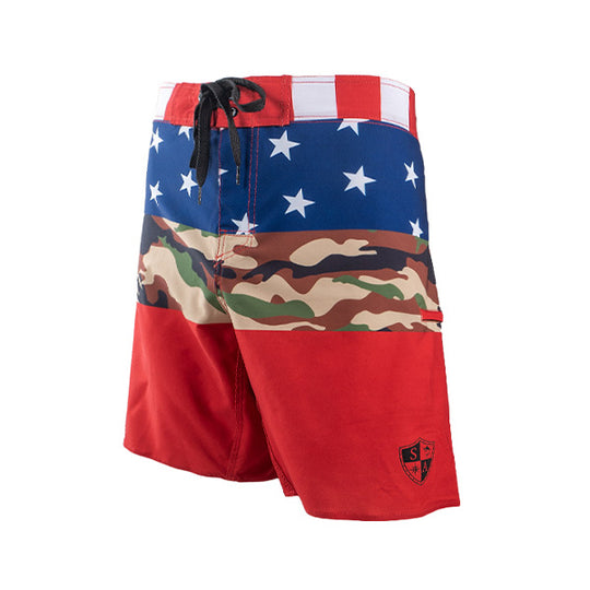 Board Shorts | Patriot | Black SA Shield