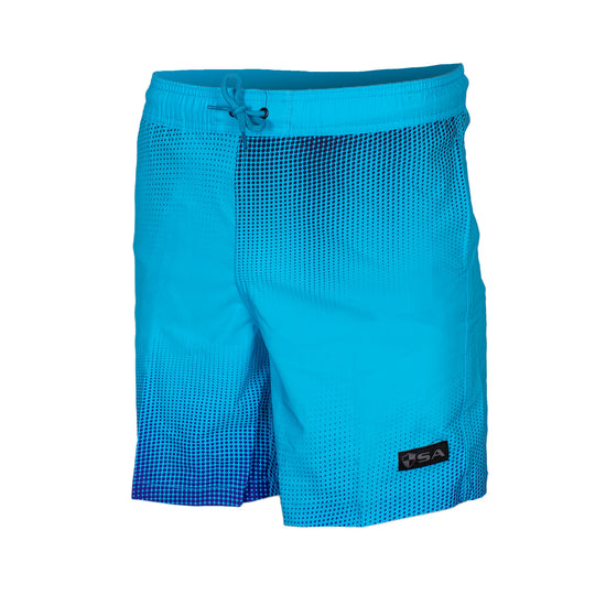 Kids Swim Trunks | Waves Blue
