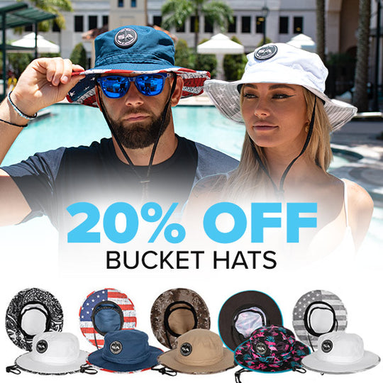 20% OFF BUCKET HATS