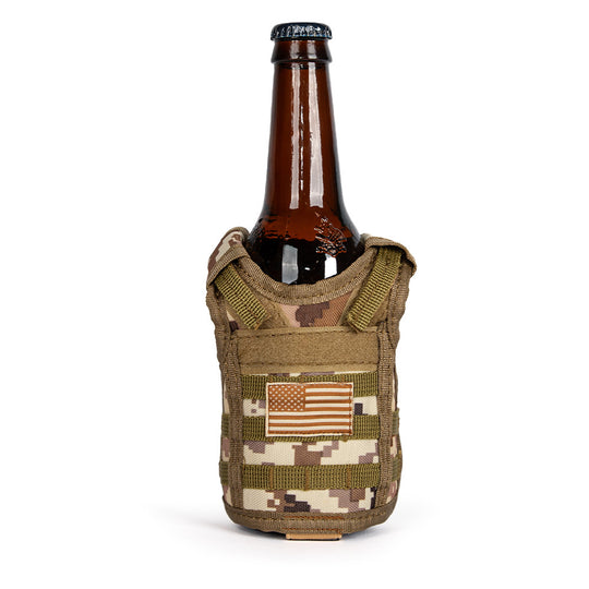 Molle Vest Drink Holder | Desert Digi Camo
