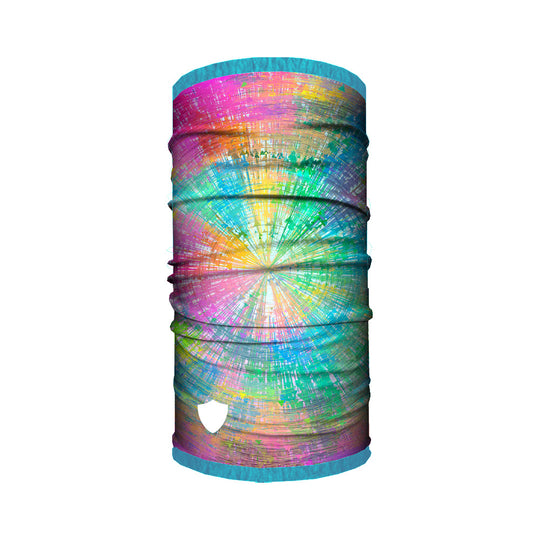 Fleece Face Shields® | Rainbow Spiral