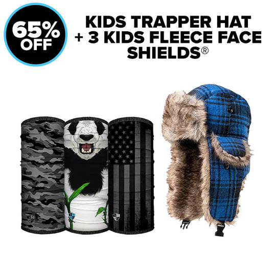3 Kids Fleece + Kids Trapper Hat