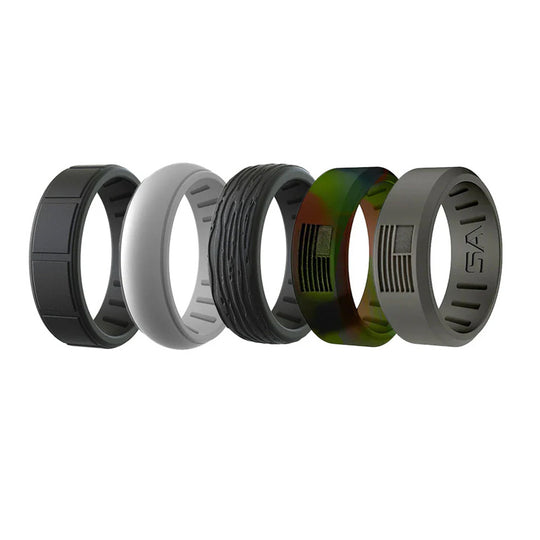 SILICONE RING 5 PACK + FREE GIFT