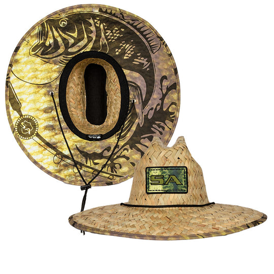 Under Brim Straw Hat | Bass