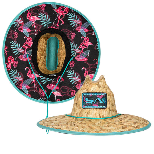 Under Brim Straw Hat | Flamingle