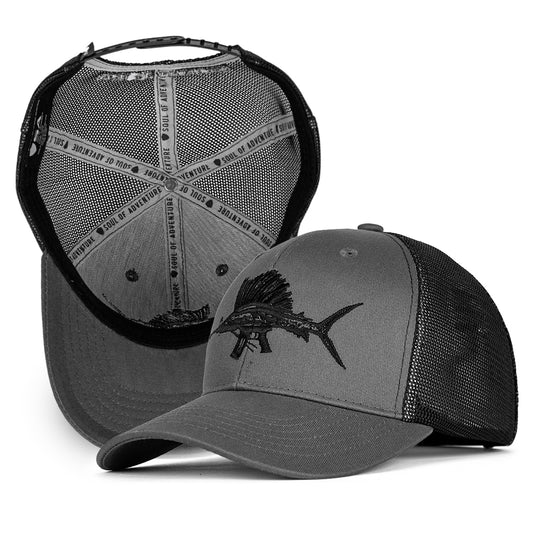 Mesh Snap Back | Game On | Grey & Black