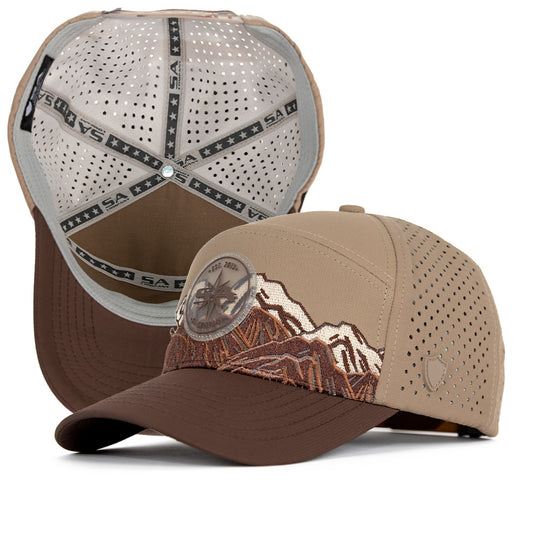 Special Edition Performance Snapback | Mountain Day | Khaki/Brown