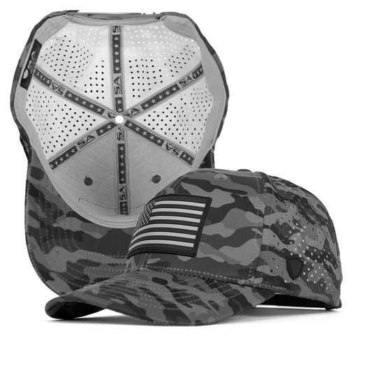 Performance Snapback | Blackout Military Camo