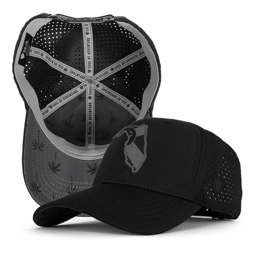 Special Edition Performance Snapback | Florida Flag Palm Tree | Blackout