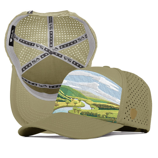Performance Snapback | Susquehanna Flow | Light Olive
