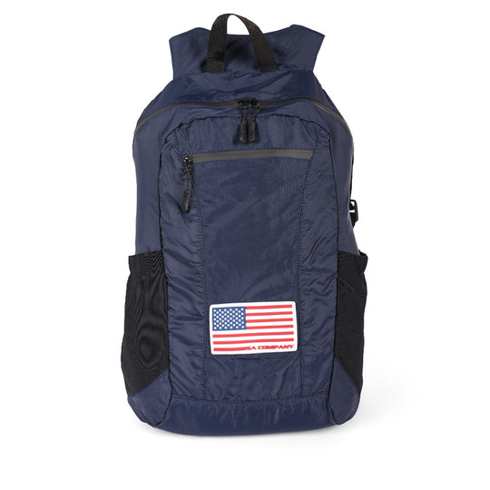 Packable Backpack | American Flag | Navy