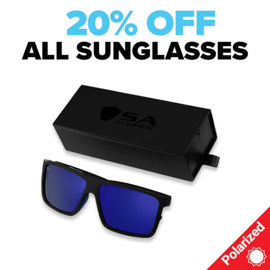 20% Off All Sunglasses + Free Box, Bag, & Lens Cloth
