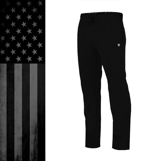 Classic Sweatpants | Blackout American Flag | Black