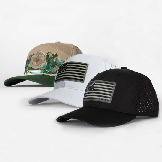 3-Pack Performance Snapbacks