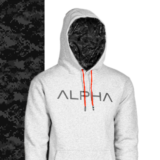 Classic Lined Hoodie | Blackout Digi Camo | AD