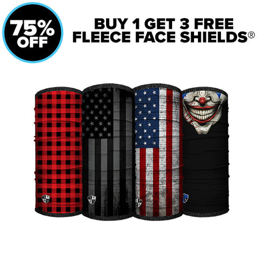 BUY 1 FLEECE FACE SHIELD ® GET 3 FREE