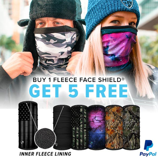 BUY 1 FLEECE FACE SHIELD™- PICK 5 FREE