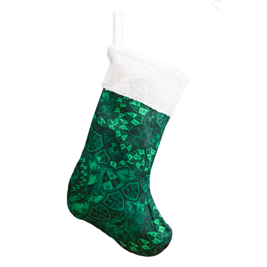 SA Green Shield Camo Holiday Stocking