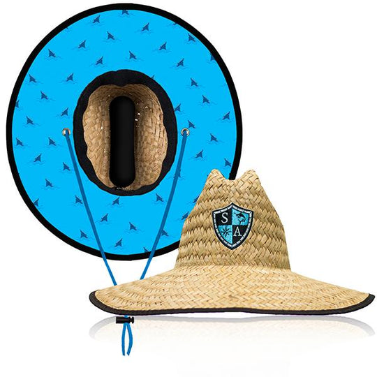 Kids Under Brim Straw Hat | Baby Shark