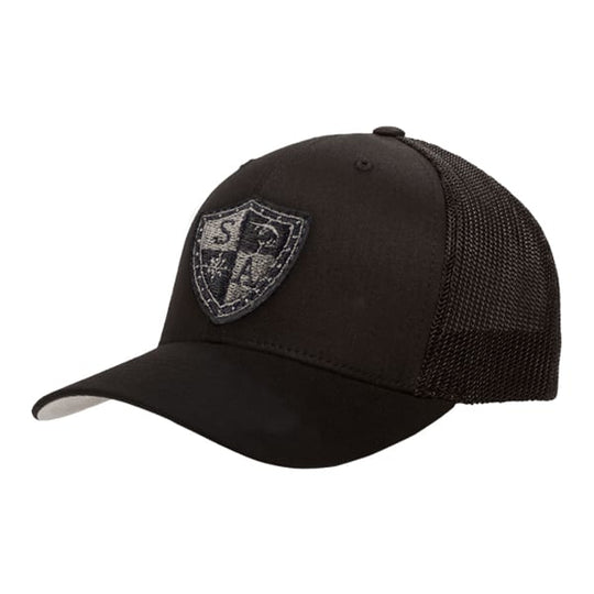 SA Co. Flex Fit Hat | Black | Blackout Large Shield