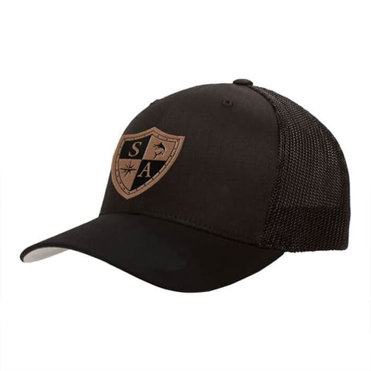 SA Co. Snap Back | Black | Leather