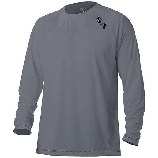Performance Long Sleeve Shirt | Grey | SA Logo