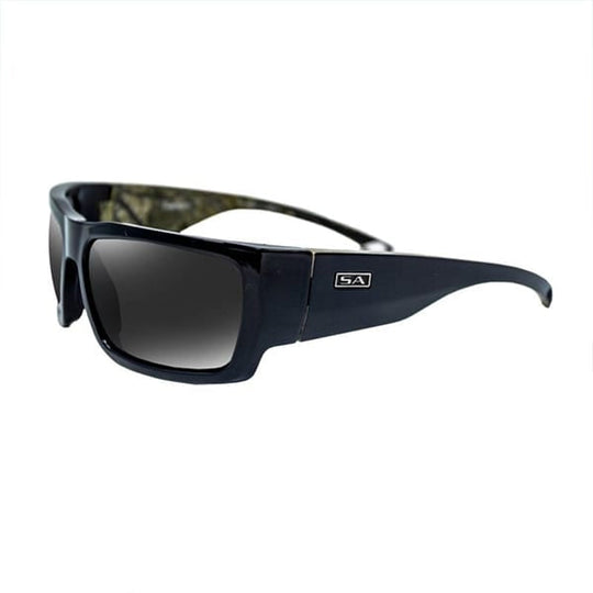 SA Sunglasses | Trakker | Gloss Black/Camo | Smoke
