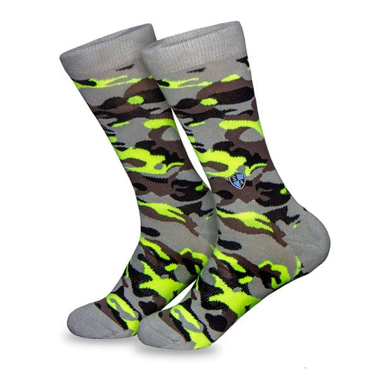 Woven Socks | Crew | Surge Blackout Military Camo