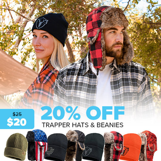 TRAPPER HATS AND BEANIES - 20% OFF | + FREE GIFT