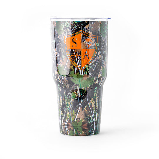 Tumbler | Metal | 30oz | Forest Camo Dregs